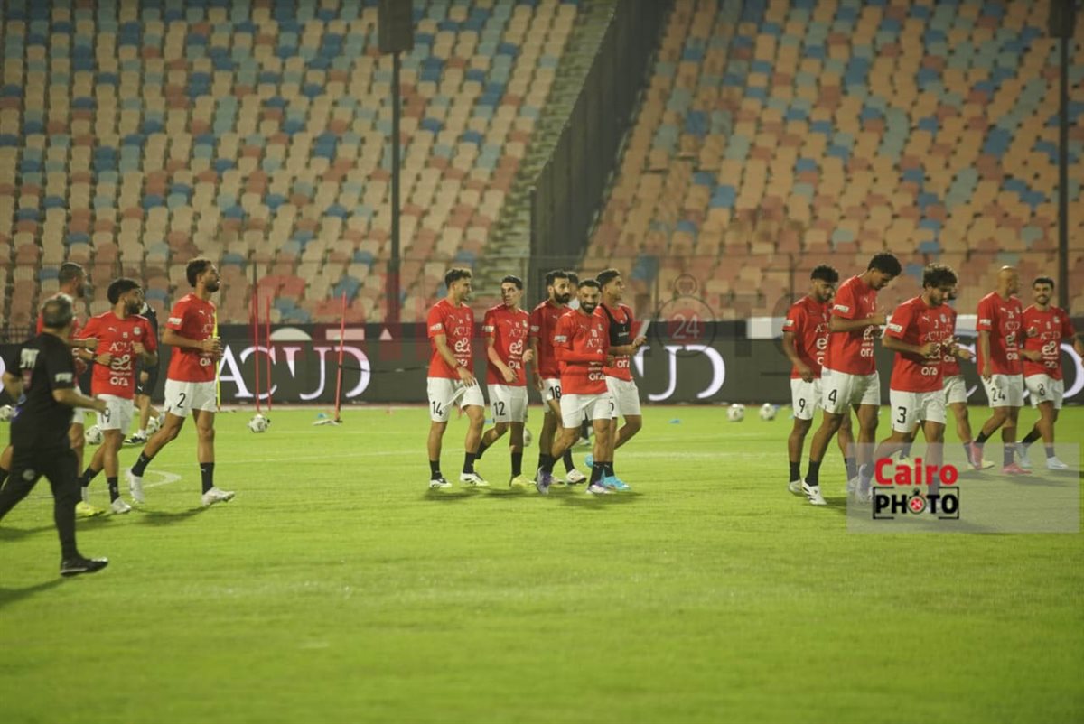  أجواء مرحة في مران منتخب مصر استعدادًا لمواجهة إثيوبيا