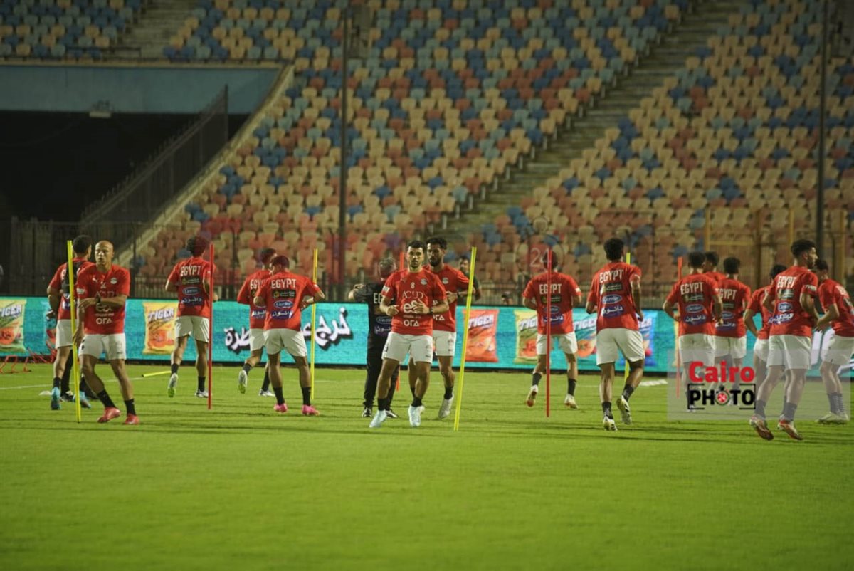  أجواء مرحة في مران منتخب مصر استعدادًا لمواجهة إثيوبيا