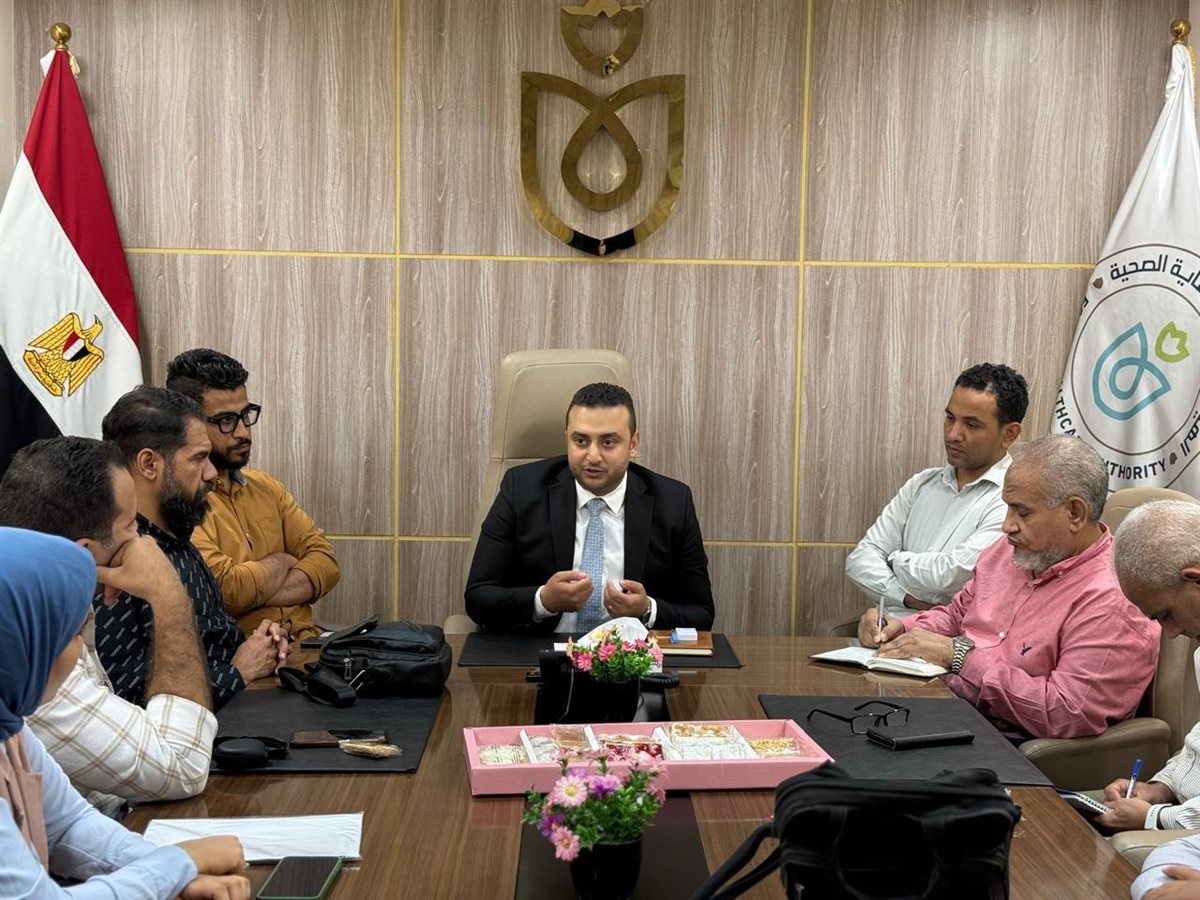 جولة الإعلامين بمبنى هيئة الرعاية والمجمع الطبي 