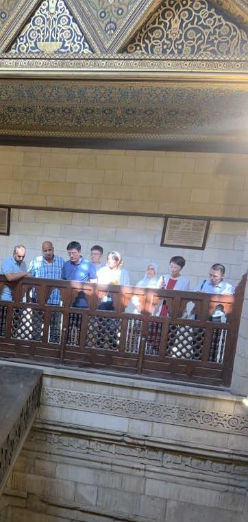 وفد صيني يزور مقياس النيل بالروضة