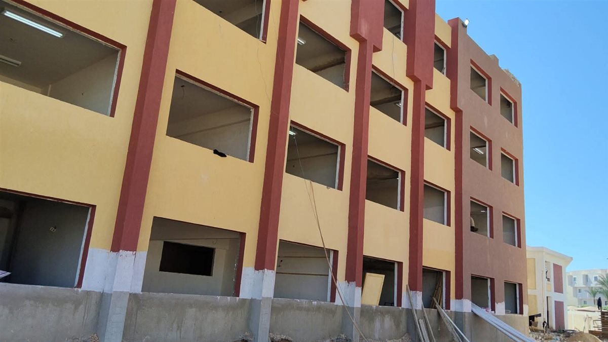  أعمال تطوير مدرسة الفيروز الرسمية للغات بشرم الشيخ