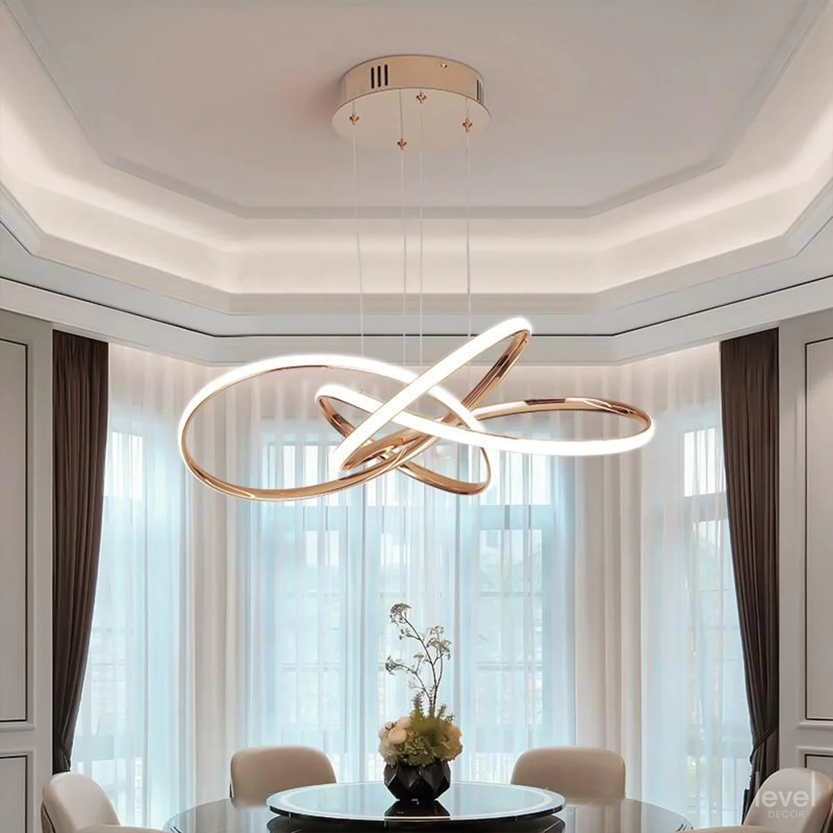 صور إضاءة مودرن تخلي بيتك أوسع