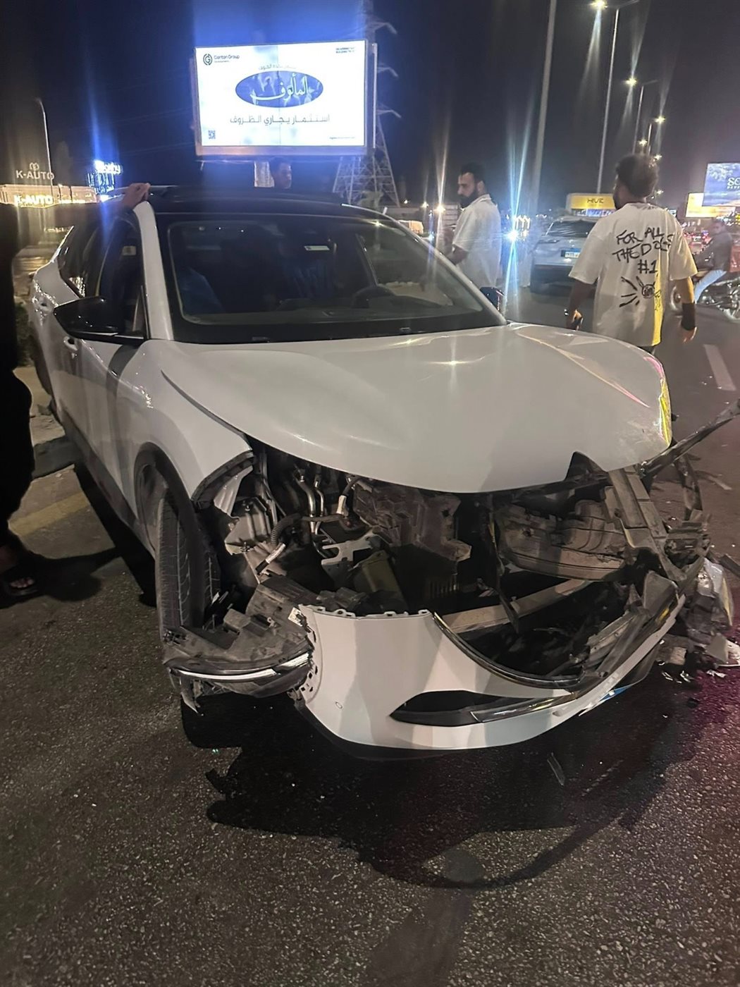 <strong>إصابة 5 من أسرة واحدة لحادث تصادم أعلى محور 26 يوليو</strong>