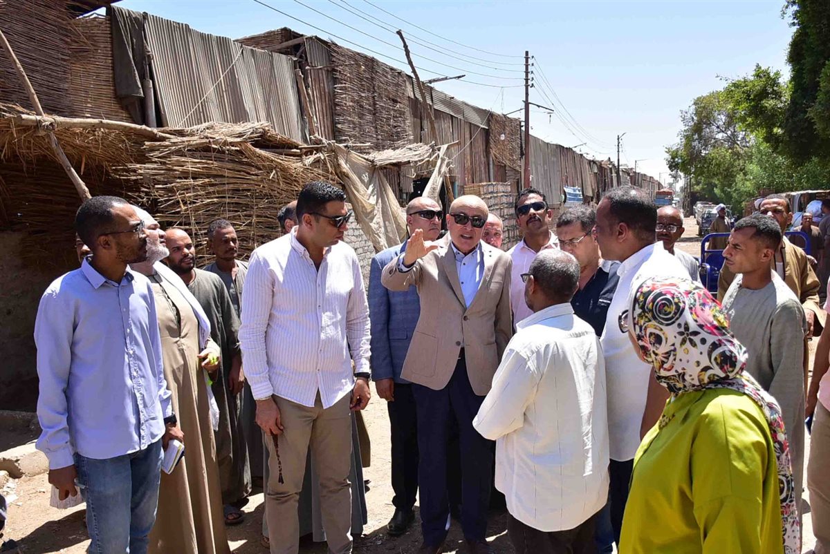 محافظ الأقصر وجولة في إسنا