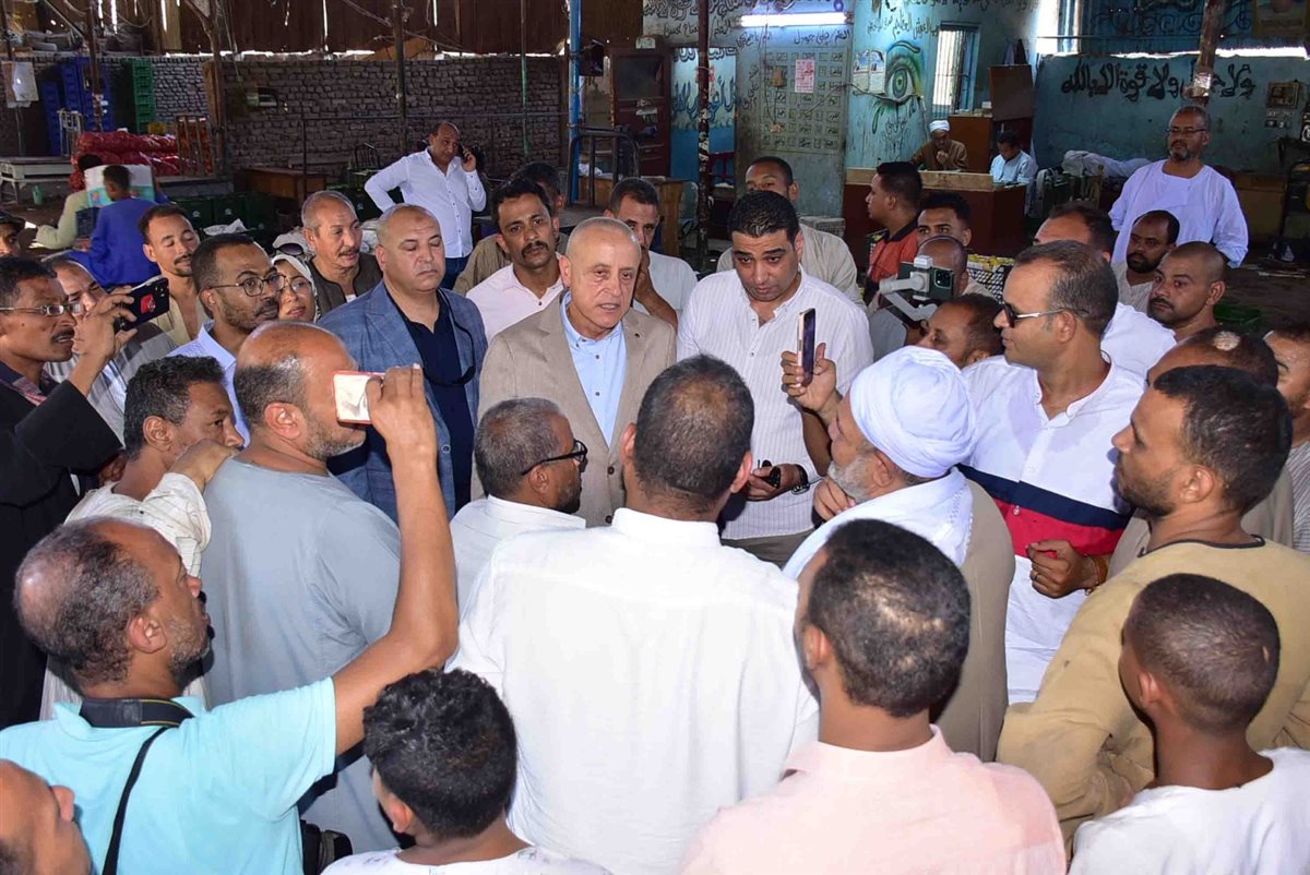 محافظ الأقصر وجولة في إسنا