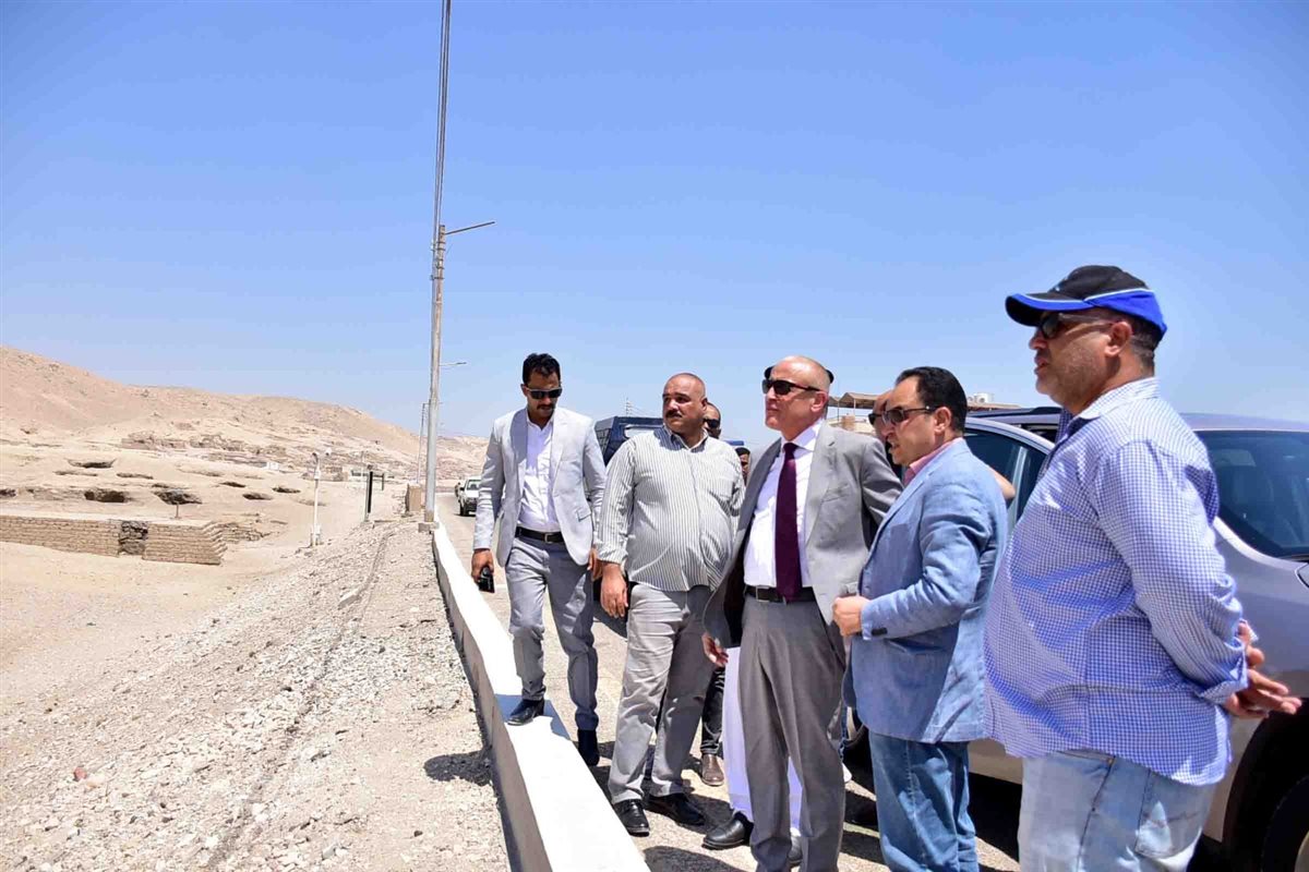 محافظ الأقصر يتفقد المسار السياحي 