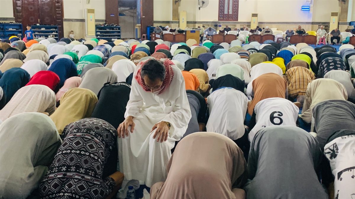 صلاة الخسوف ببورسعيد 