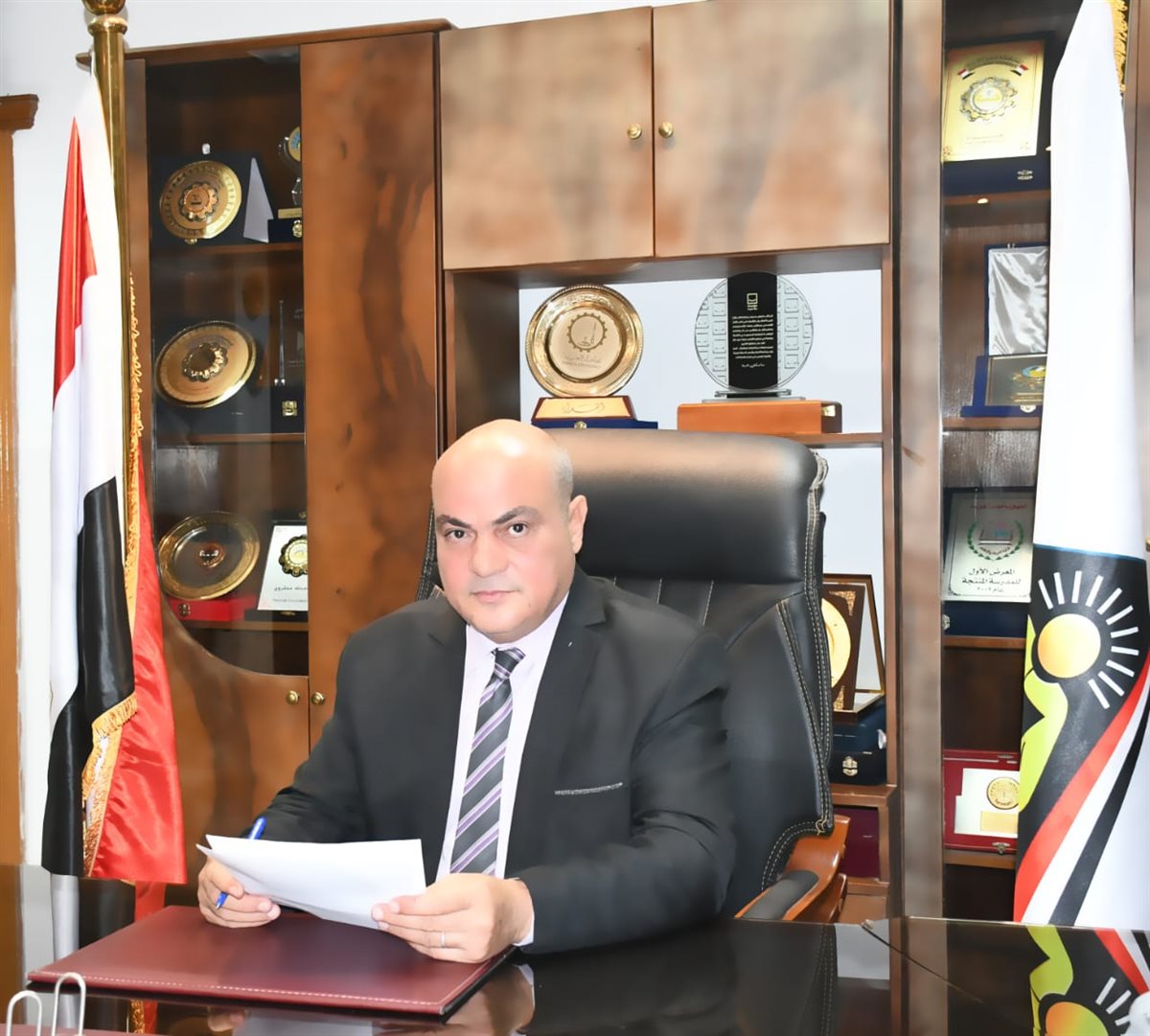 اللواء المهندس رائد هيكل رئيس الهيئة العامة لمحو الأمية وتعليم الكبار 