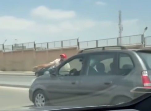 محاولة دهس عامل علي يد مهندس بالقاهرة الجديدة