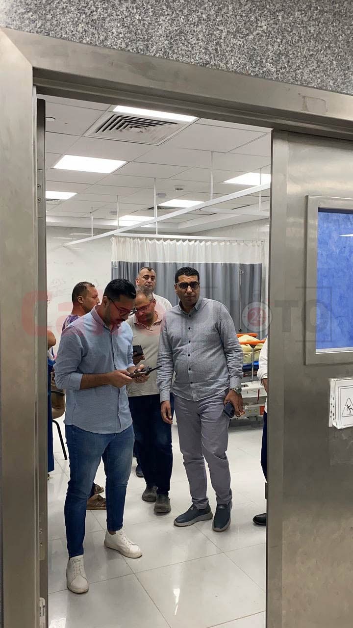 نائب محافظ الأقصر يتفقد المصابين