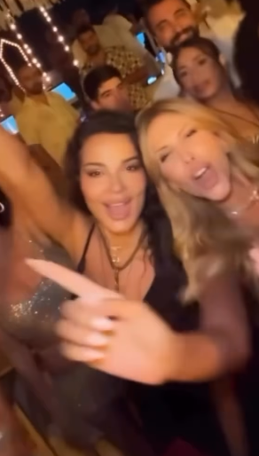 نادين نسيب في عيد ميلاد جو بوعيد