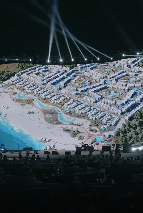 ليلية Isla تشعل المنصورة الجديدة عاصمة الساحل الشرقي احتفالًا بإطلاق المرحلة الثانية 