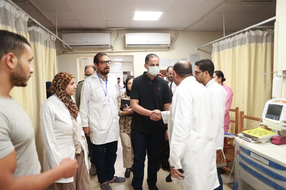 جولة نائب وزير الصحة