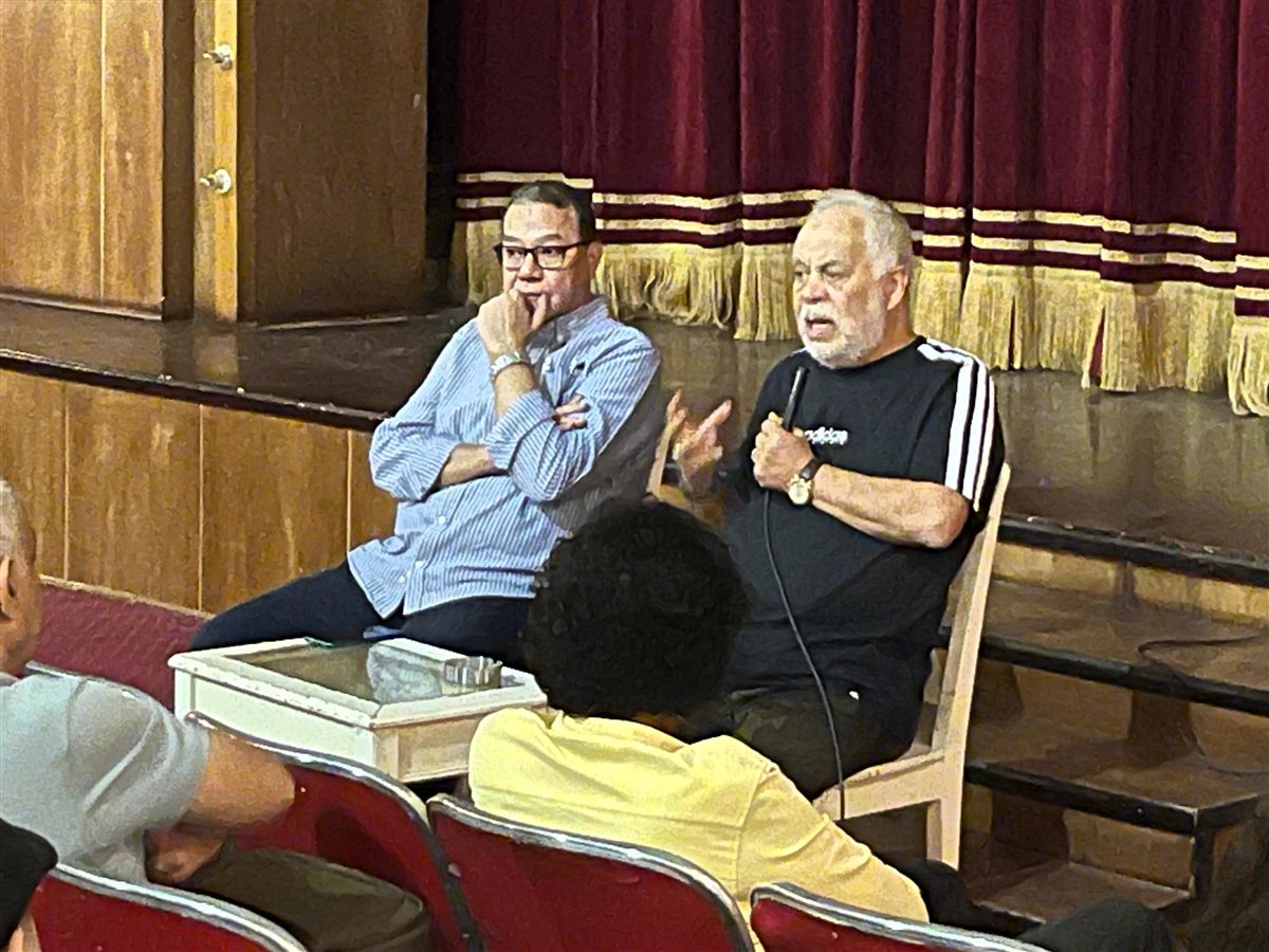 لقطات من لقاء أشرف زكي مع الفرق المستقلة