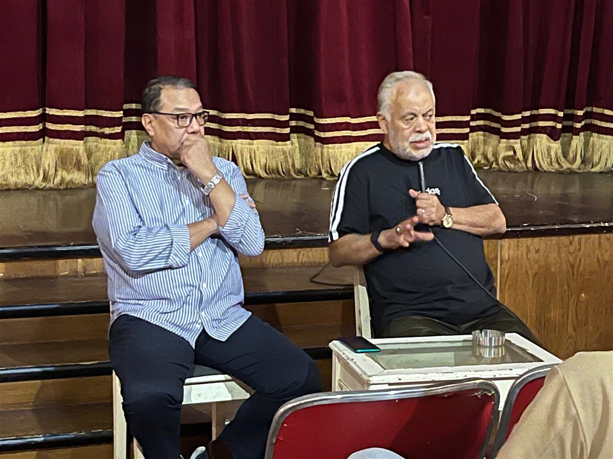 لقطات من لقاء أشرف زكي مع الفرق المستقلة