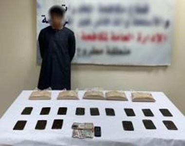 المتهمين والمضبوطات