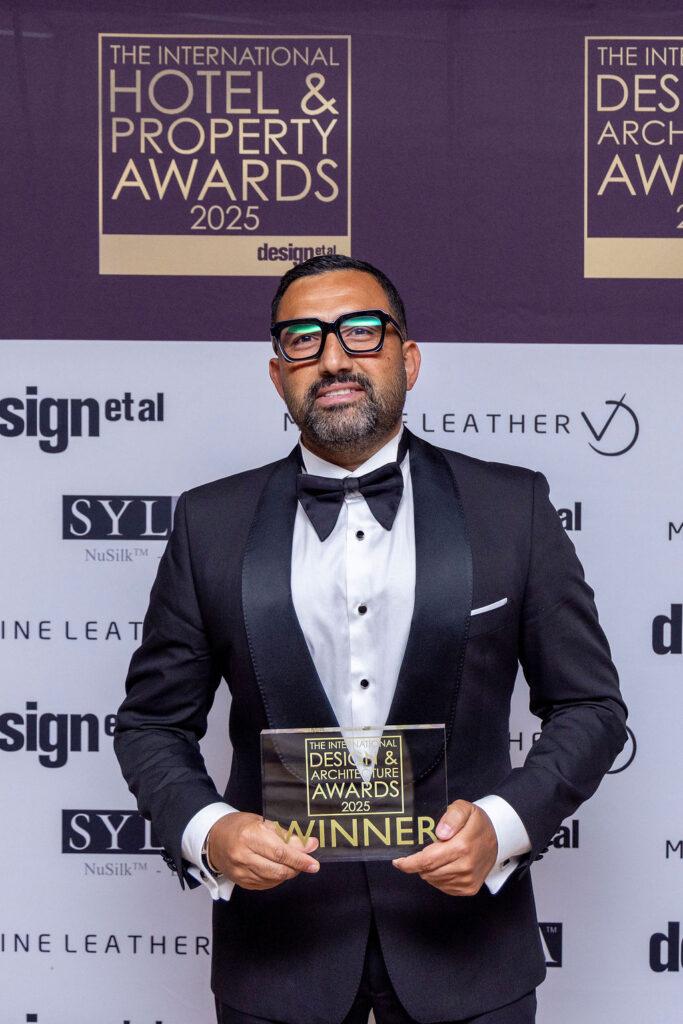 هاني سعد يفوز بجائزة التصميم والهندسة المعمارية الدولية المرموقة