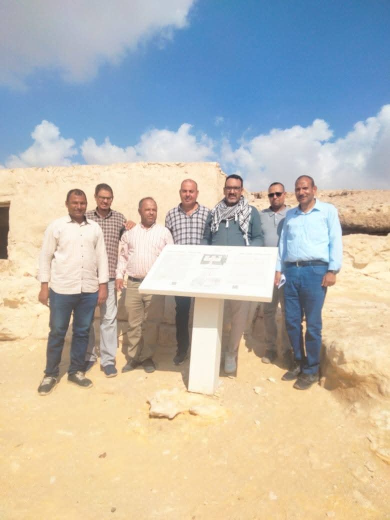 رئيس قطاع الآثار المصرية يتفقد آثار بني سويف 