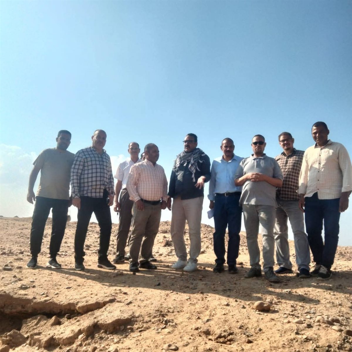 جانب من الزيارة 