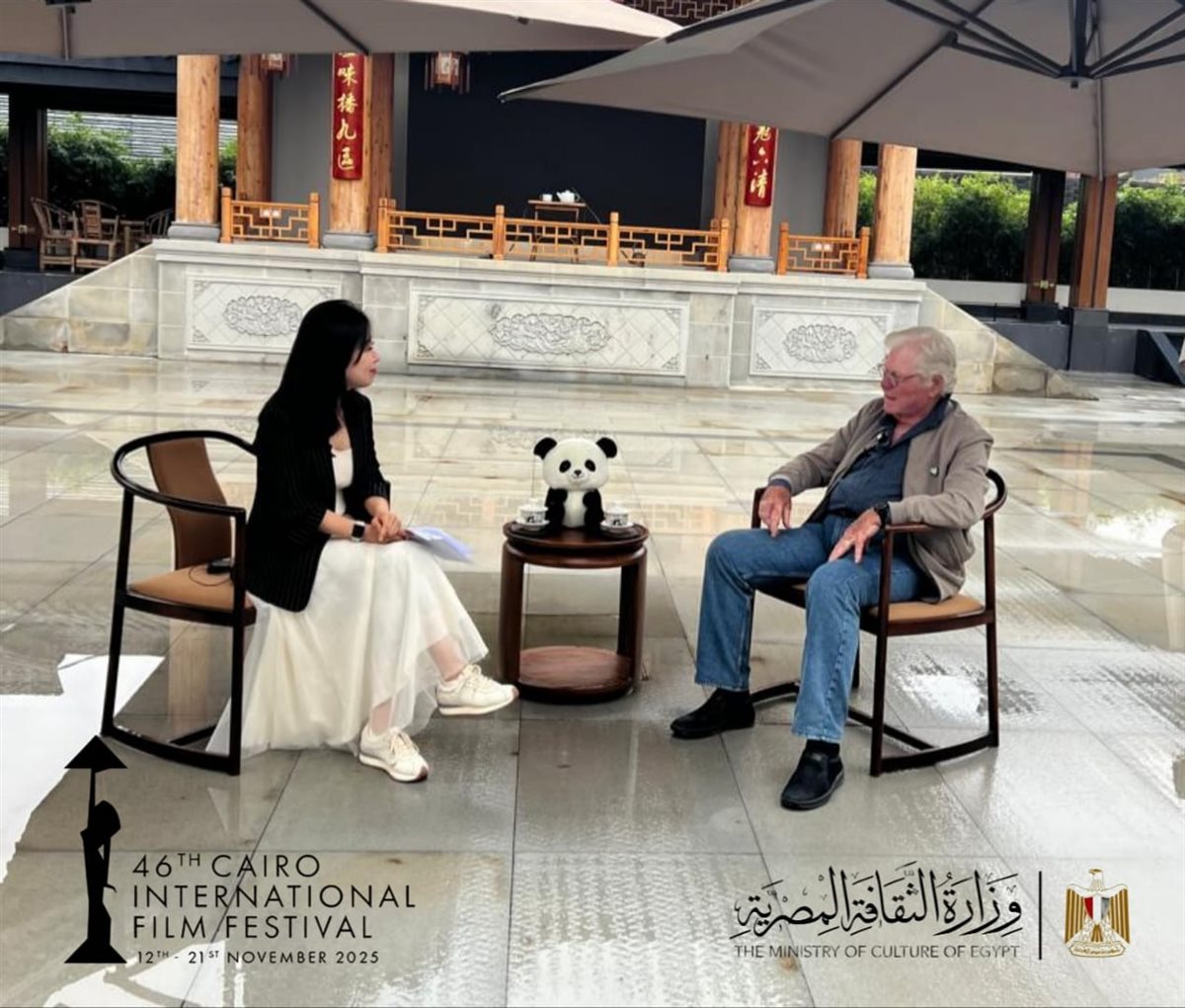 جانب من مشاركة حسين فهمي