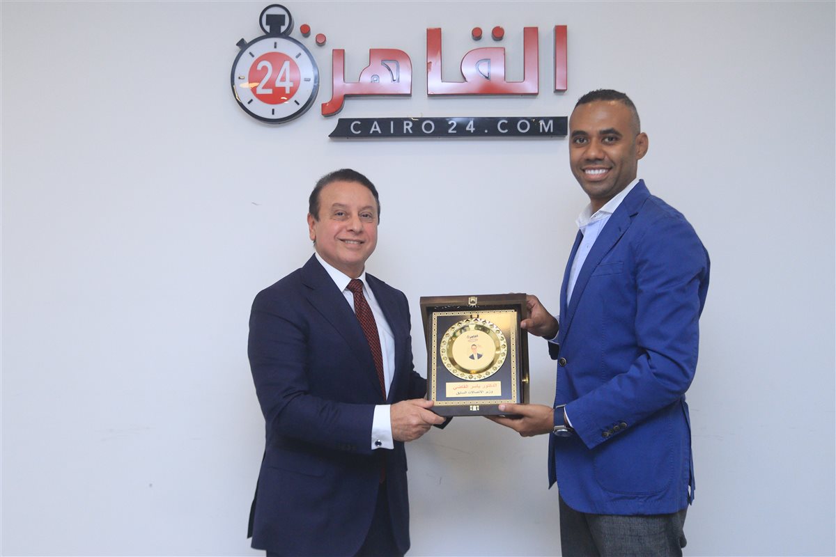 المهندس ياسر القاضي والكاتب الصحفي محمود المملوك