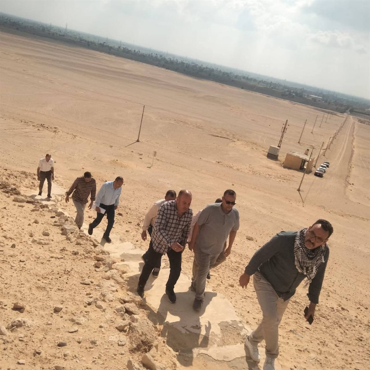 رئيس قطاع الآثار المصرية يتفقد آثار بني سويف 