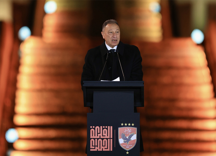 الخطيب من حفل ستاد الأهلي