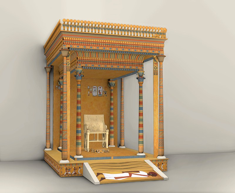 المظلة الملكية لأمنحتب الثالث بقصر الملقطة