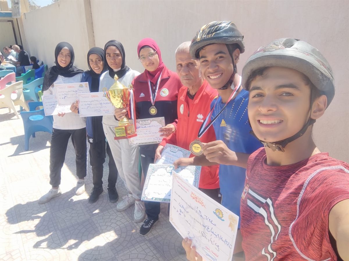 نادى الفيوم يفوز ببطولة المحافظة فى الدراجات |صور 