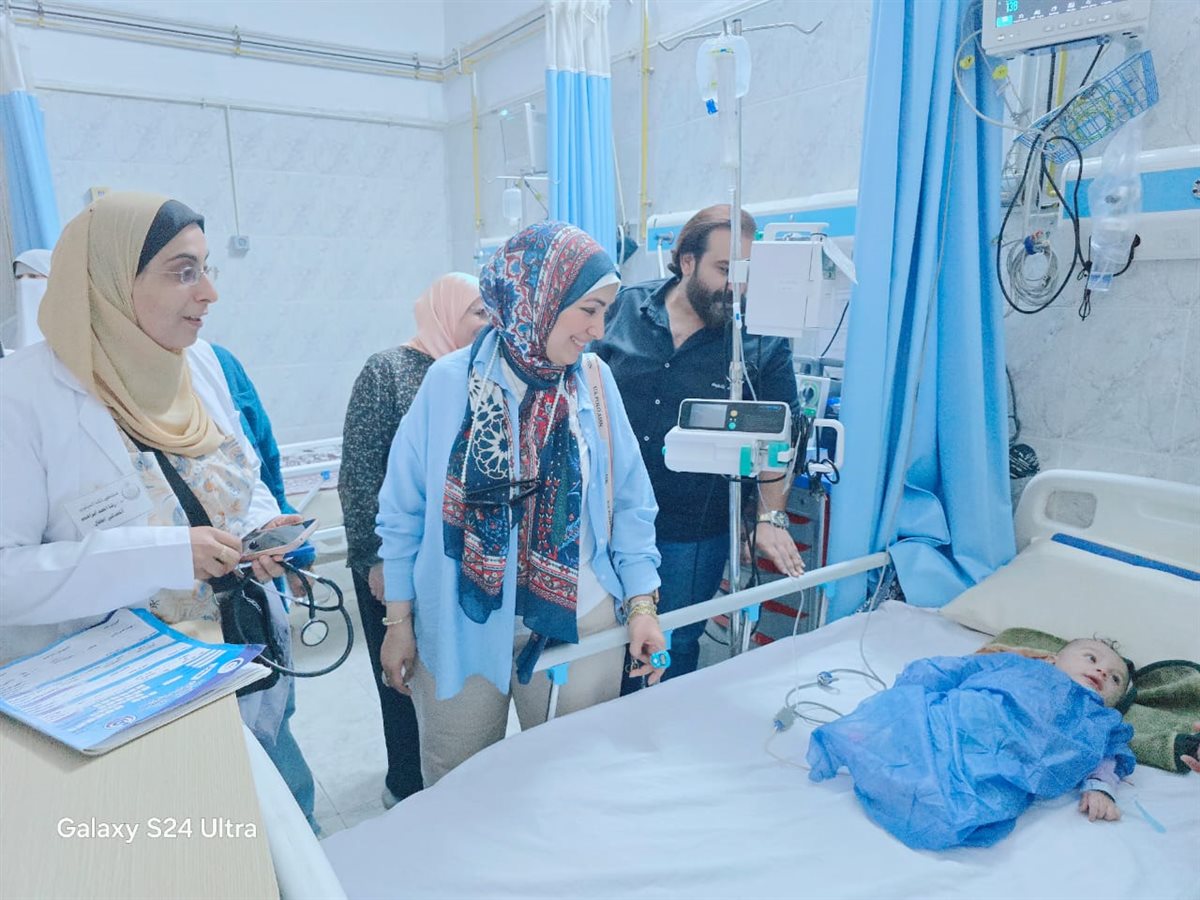 جانب من جولة وكيل وزارة الصحة