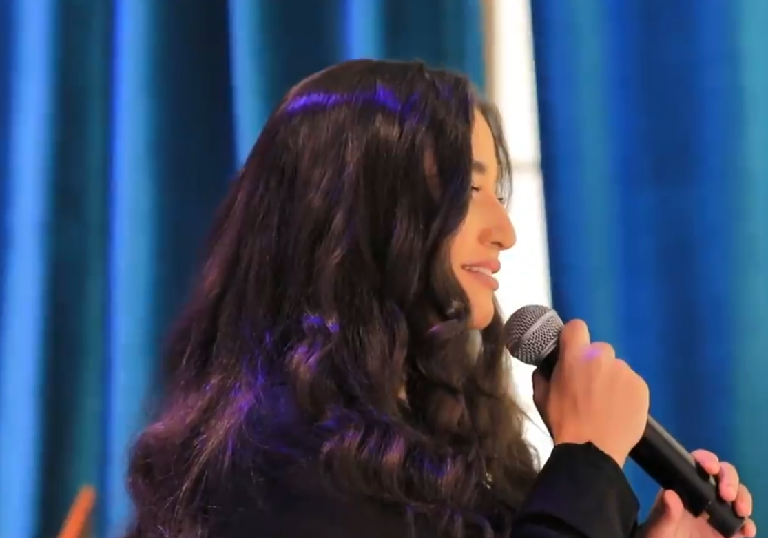 جودي ابنة أحمد سعد في برنامج منى الشاذلي