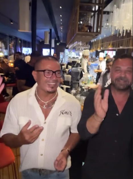 طارق العريان وعمرو دياب