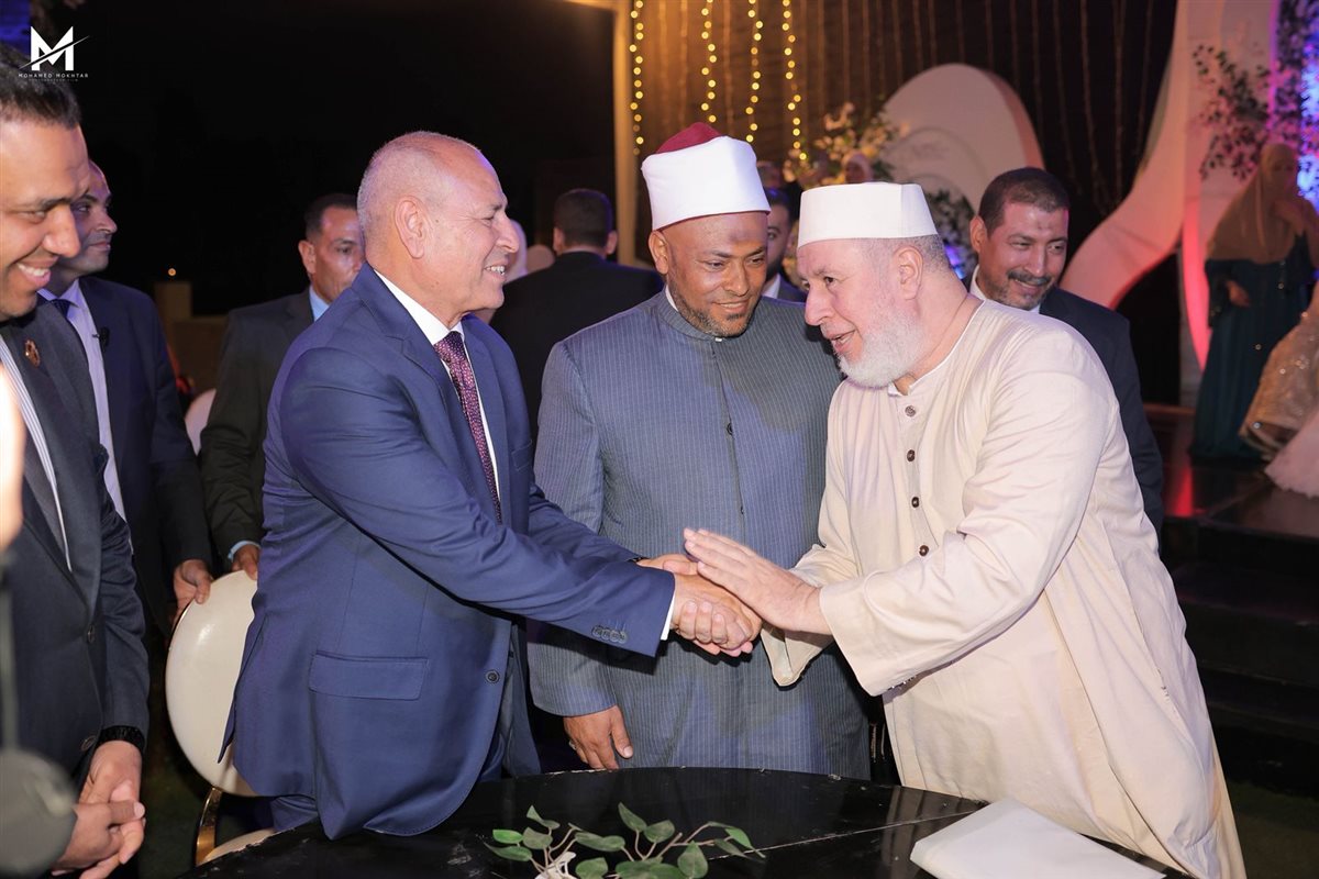 الزميل محسن سليمان يحتفل بزفافه بحضور محافظ القاهرة ومرتضى منصور ود عمرو خالد (61)