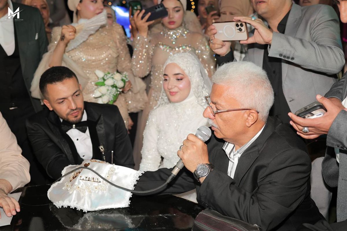 الزميل محسن سليمان يحتفل بزفافه بحضور محافظ القاهرة ومرتضى منصور ود عمرو خالد (7)
