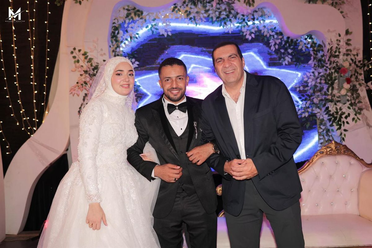 الزميل محسن سليمان يحتفل بزفافه بحضور محافظ القاهرة ومرتضى منصور ود عمرو خالد (12)