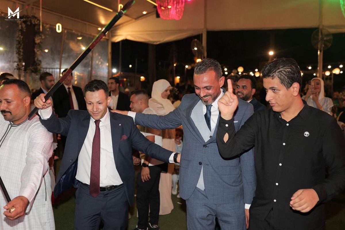 الزميل محسن سليمان يحتفل بزفافه بحضور محافظ القاهرة ومرتضى منصور ود عمرو خالد (13)