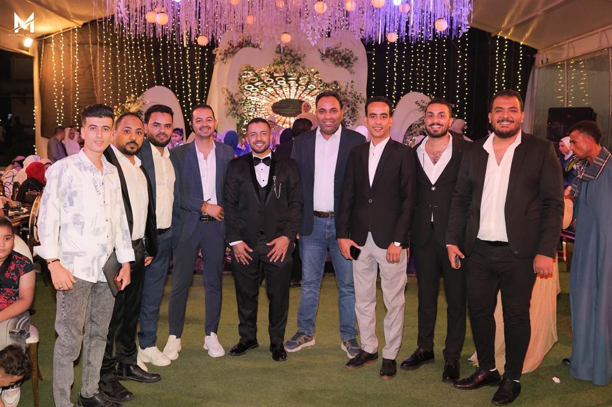 الزميل محسن سليمان يحتفل بزفافه بحضور محافظ القاهرة ومرتضى منصور ود عمرو خالد (16)