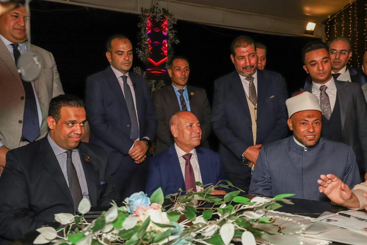 الزميل محسن سليمان يحتفل بزفافه بحضور محافظ القاهرة ومرتضى منصور ود عمرو خالد (29)