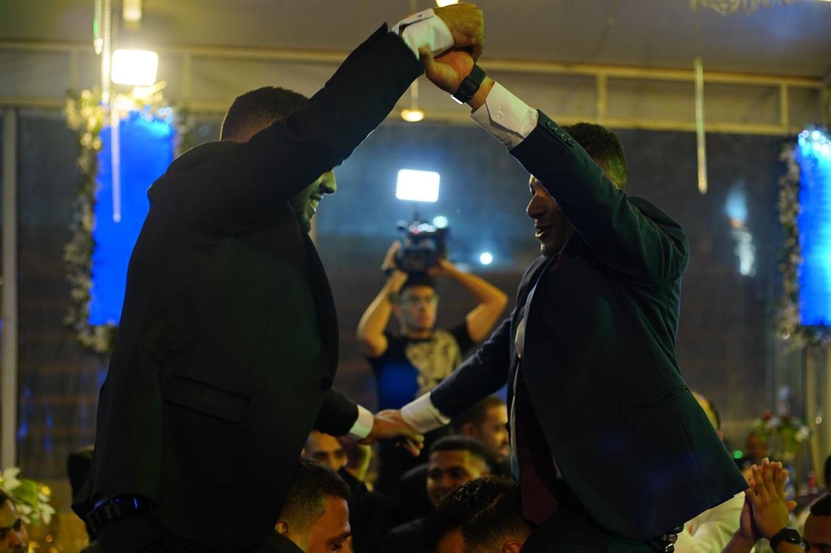 الزميل محسن سليمان يحتفل بزفافه بحضور محافظ القاهرة ومرتضى منصور ود عمرو خالد (43)