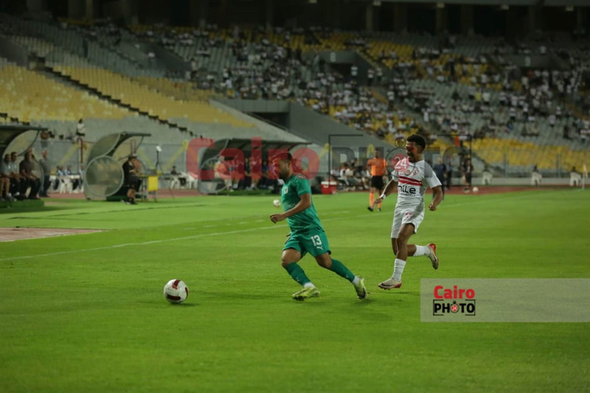 لقطات من مباراة الزمالك والمصري