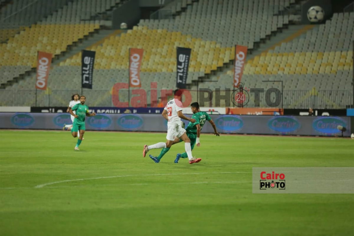لقطات من مباراة الزمالك والمصري