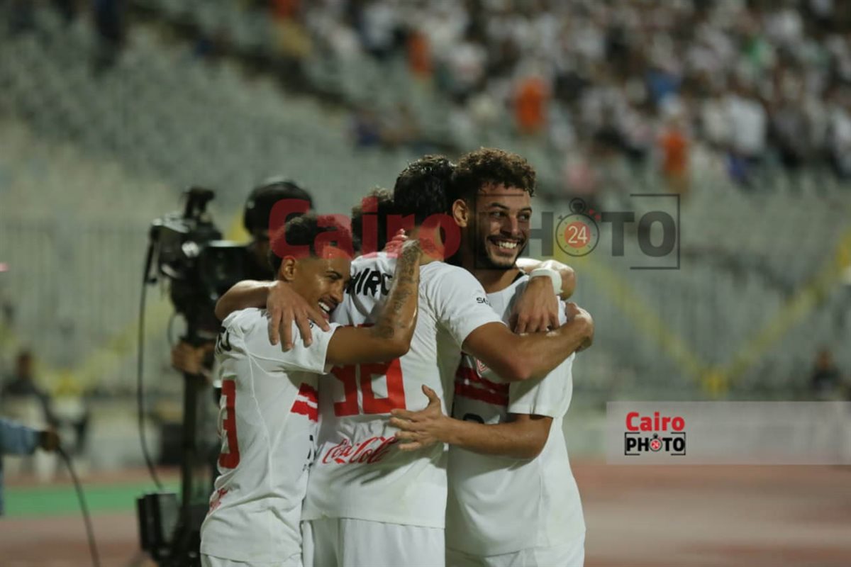 لقطات من مباراة الزمالك والمصري