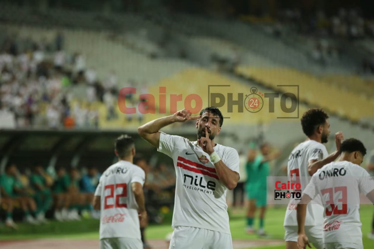 لقطات من مباراة الزمالك والمصري