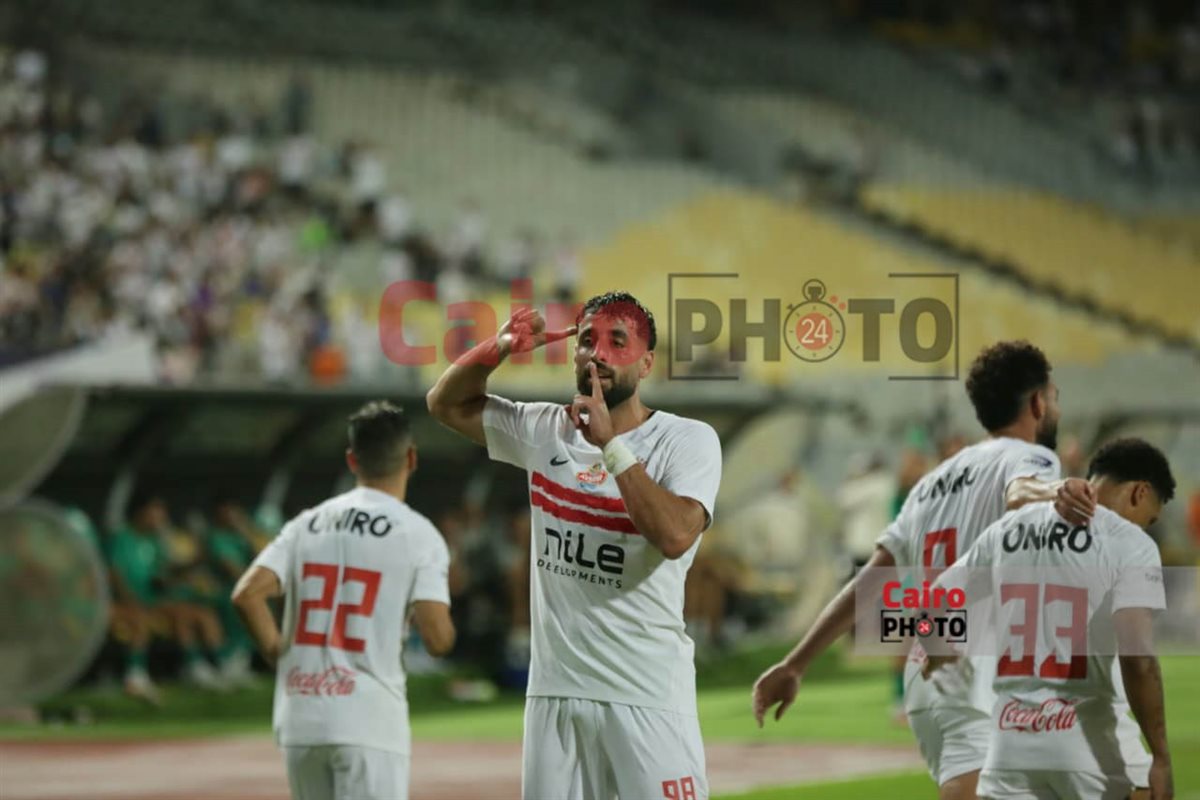 لقطات من مباراة الزمالك والمصري