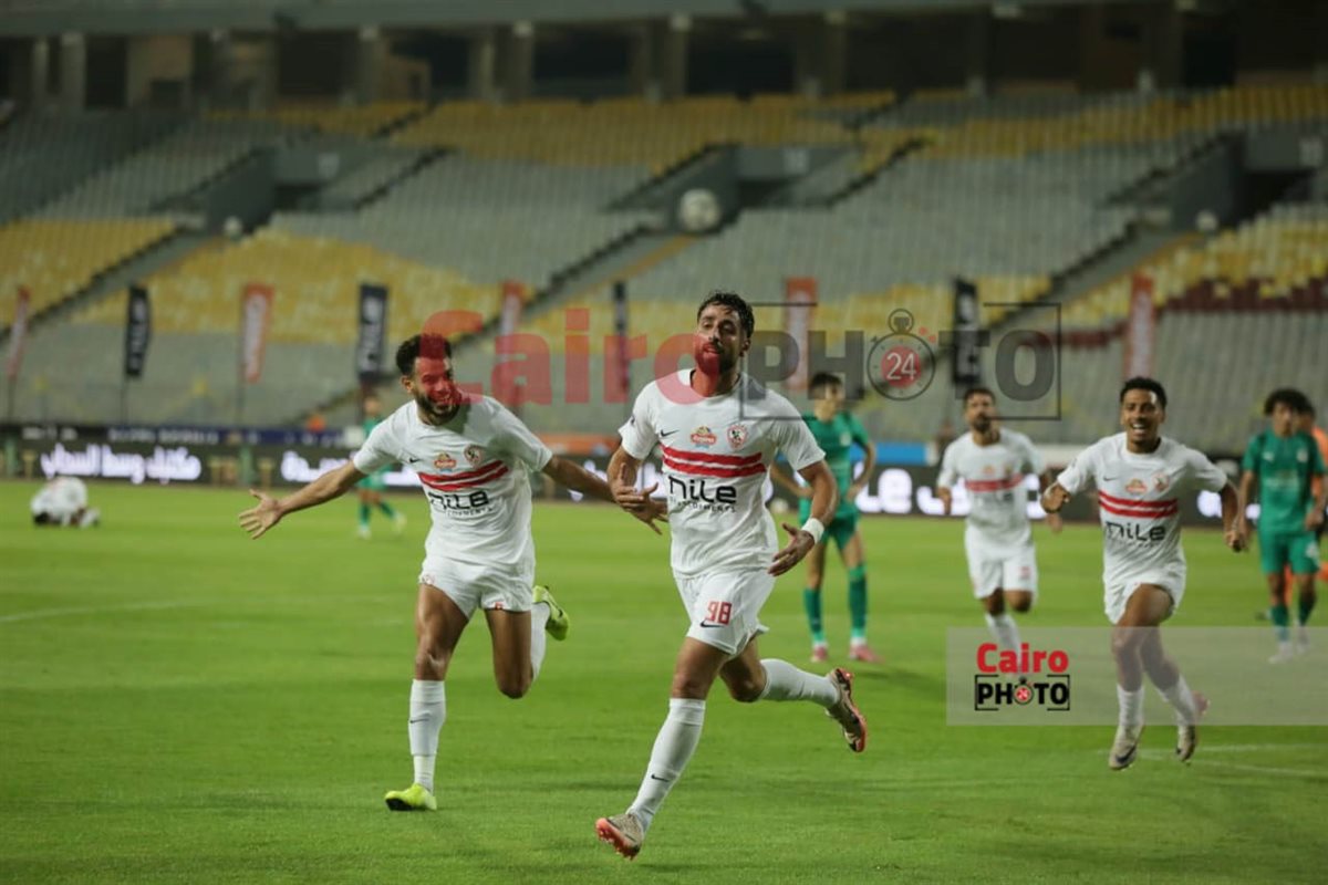 لقطات من مباراة الزمالك والمصري