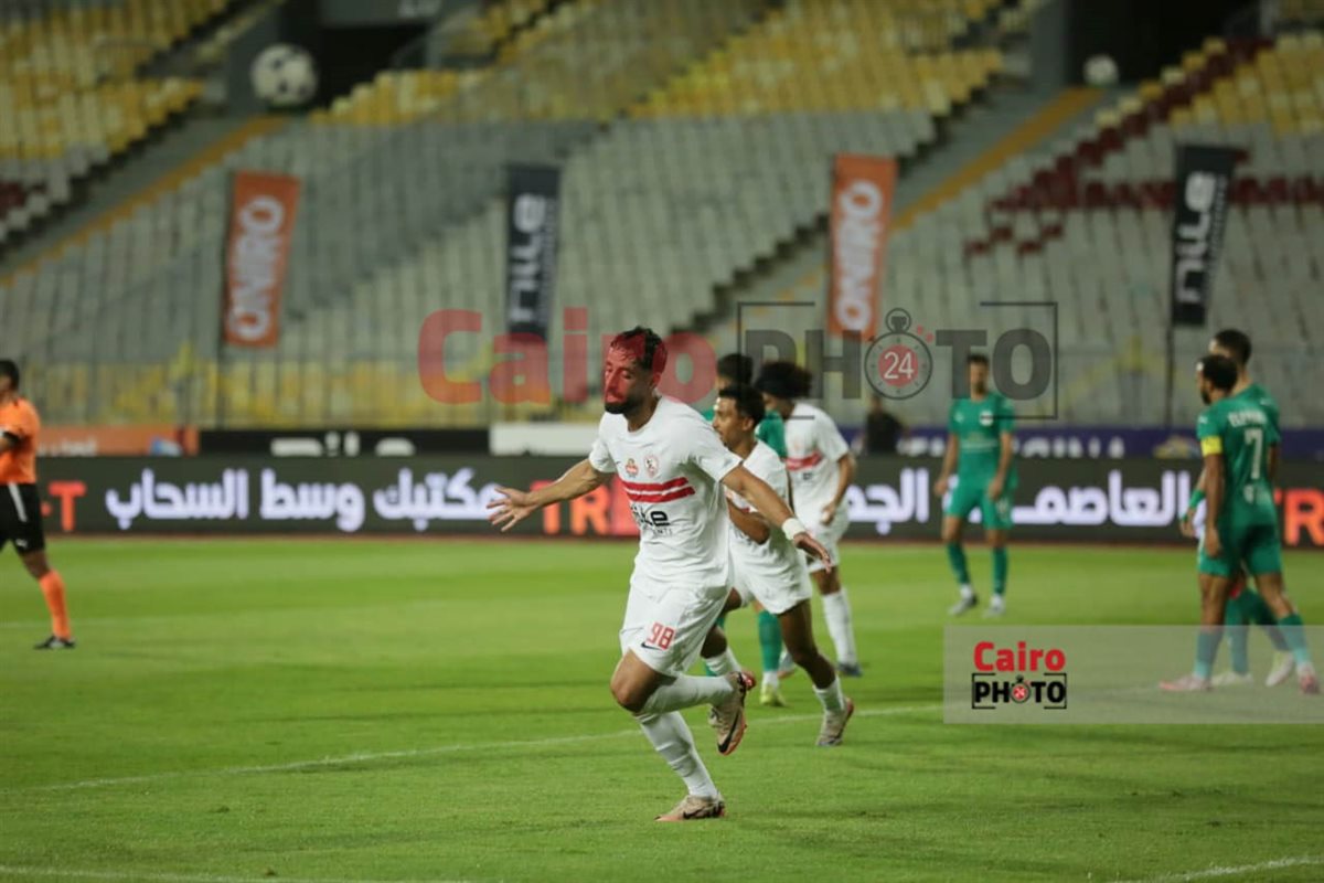 لقطات من مباراة الزمالك والمصري