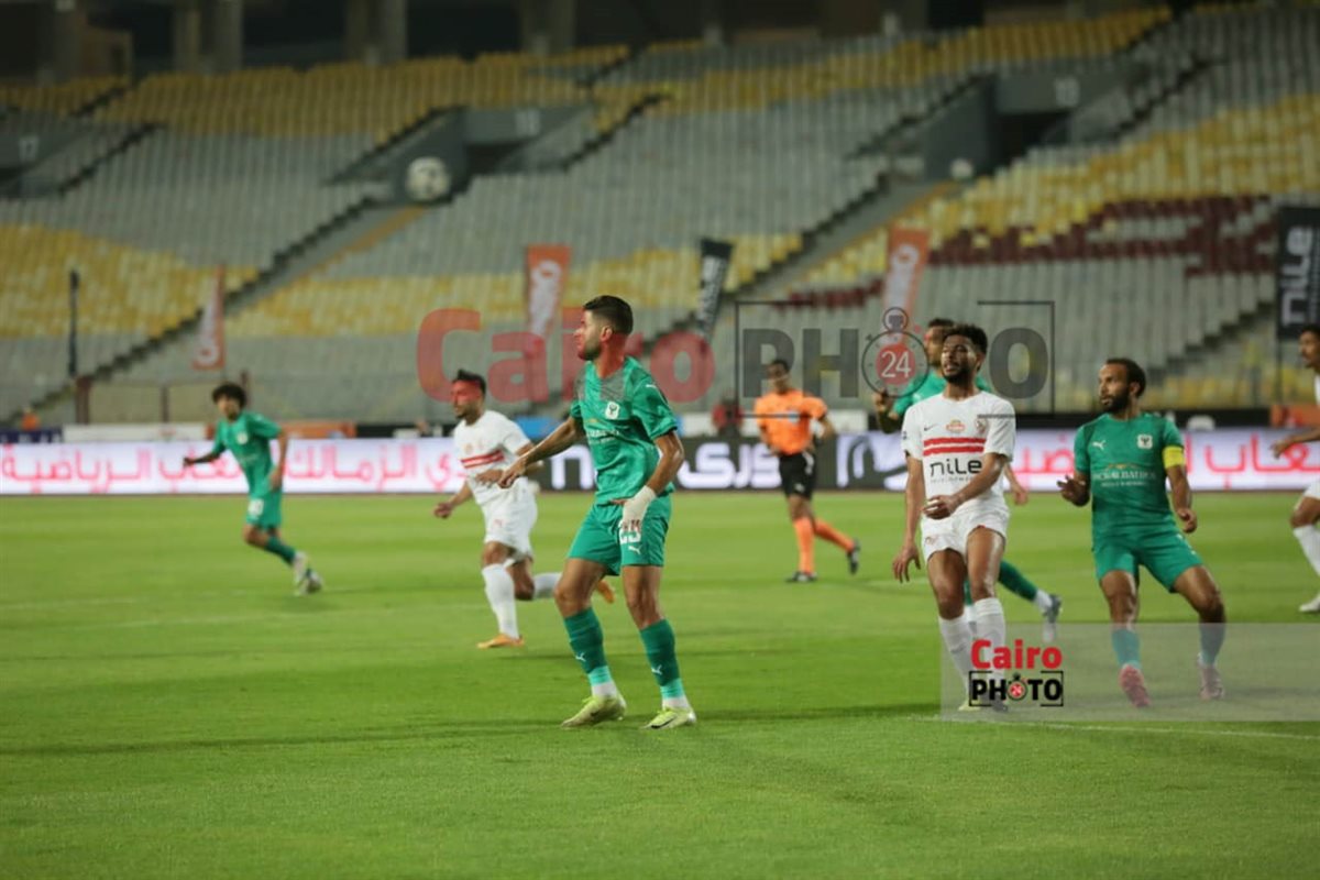 لقطات من مباراة الزمالك والمصري