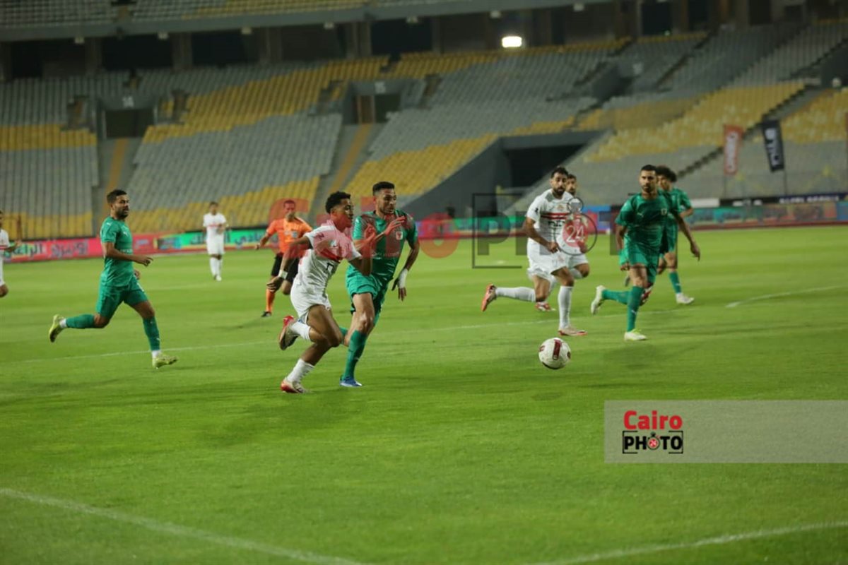 لقطات من مباراة الزمالك والمصري
