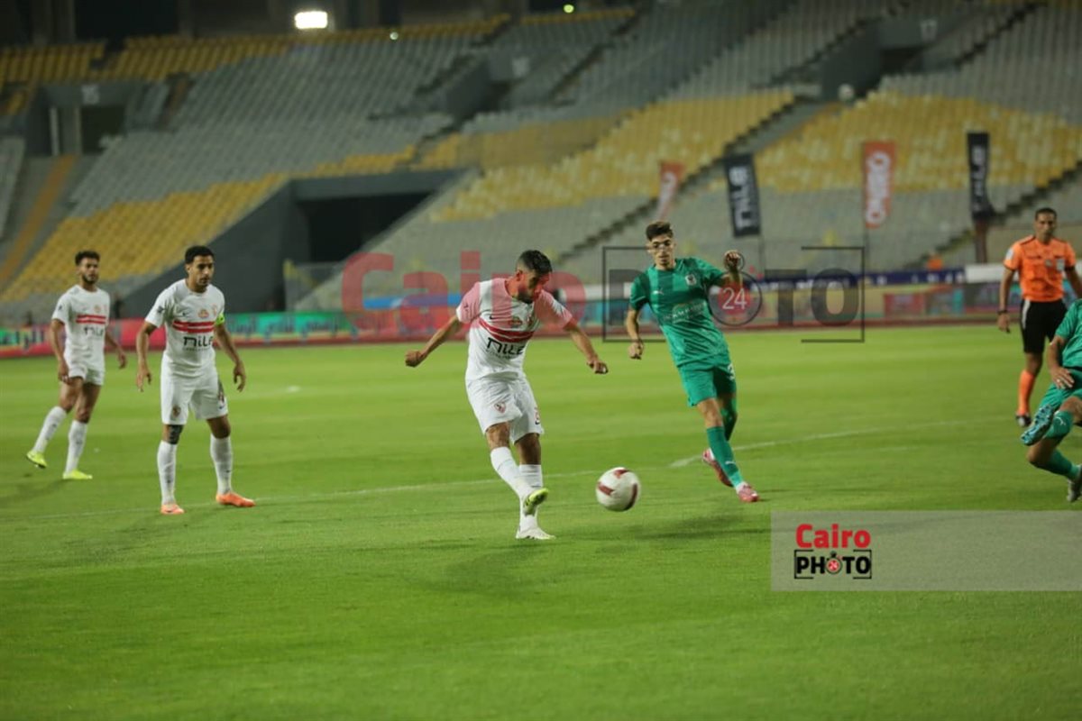 لقطات من مباراة الزمالك والمصري