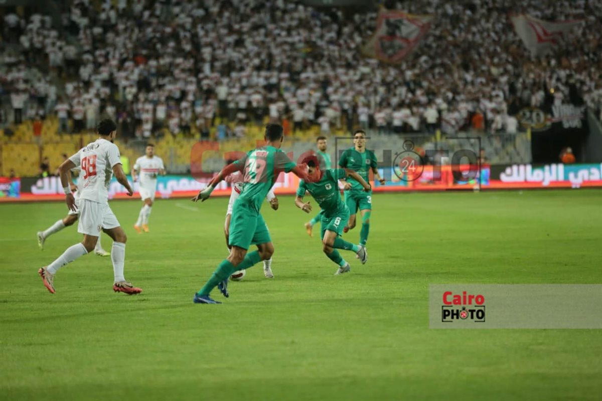 لقطات من مباراة الزمالك والمصري